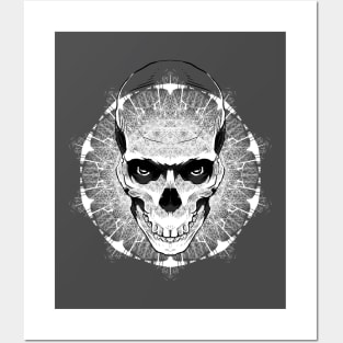 Cyber skull Posters and Art